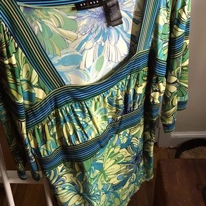 Liz Claiborne women’s floral blouse size XL